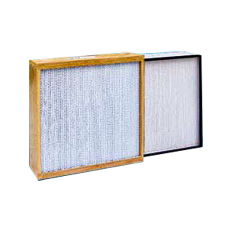 High Efficiency Air Filter with Partition